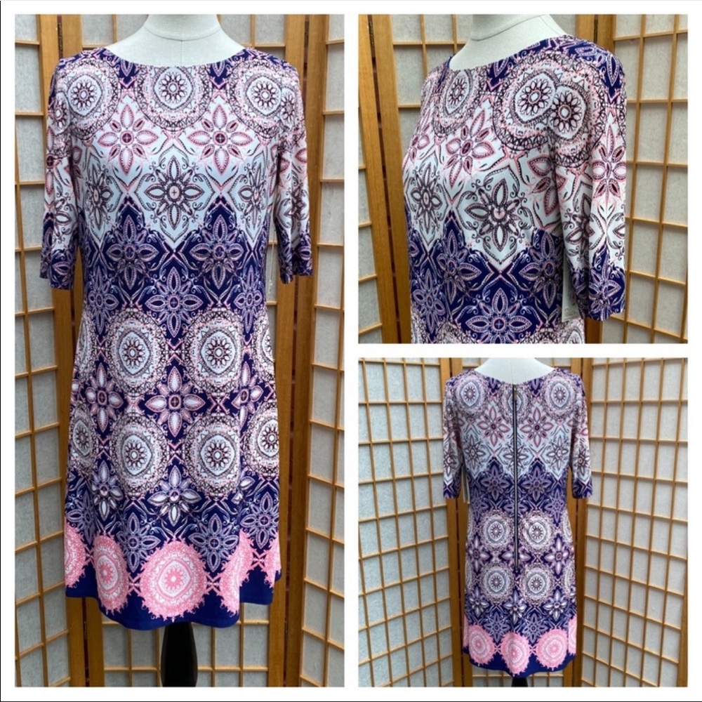 NWT Eliza J Print Dress SZ 10